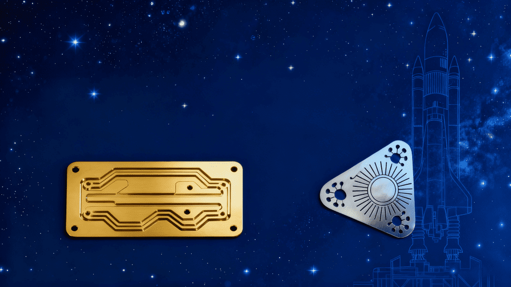 metal etched components via photochemical machining for aerospace